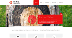Desktop Screenshot of effective-webwork.de
