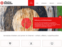 Tablet Screenshot of effective-webwork.de